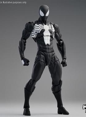 MESS TOYS 黑色邻居 共生体蜘蛛侠 黑色毒液战衣关节可动手办模型
