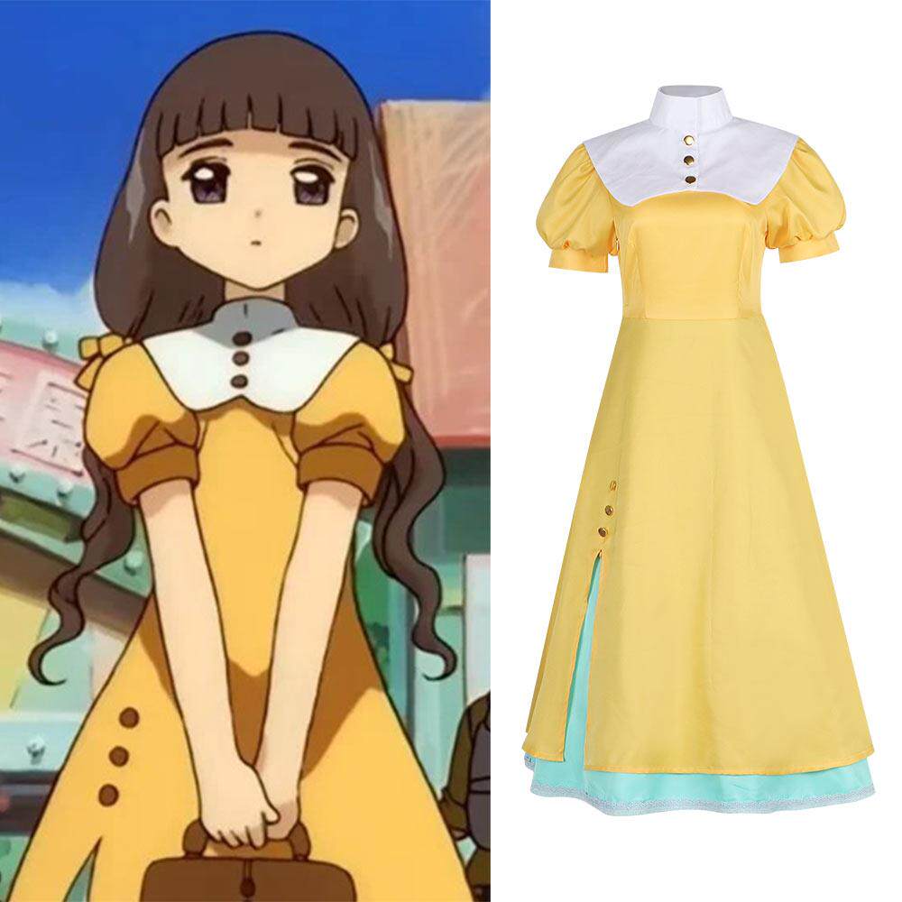 魔卡少女樱cos服百变小樱 大道寺知世cosplay长裙连衣裙服装