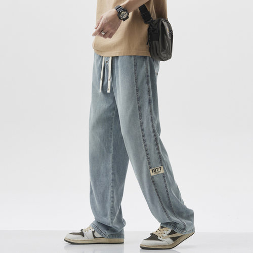 石狮市独登者服饰有限公司2025年春季牛仔裤男士夏季薄款新款潮牌