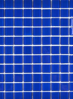 水晶玻璃游泳池马赛克瓷砖地中海户外蓝色喷泉水池鱼池专用泡池砖