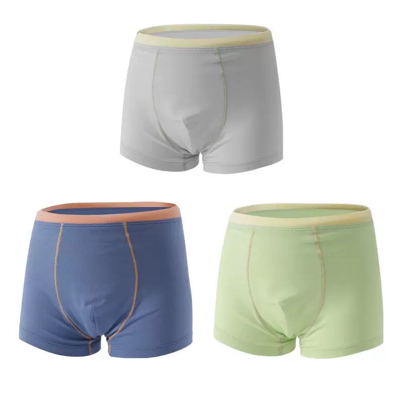 男童新款儿童10A抗菌平角内裤男学生内裤180码170码新疆长绒氨棉