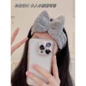 蝶条纹束发蝴带发风可爱洗PIJHG 约女洗漱结发 56脸箍敷面膜化简款