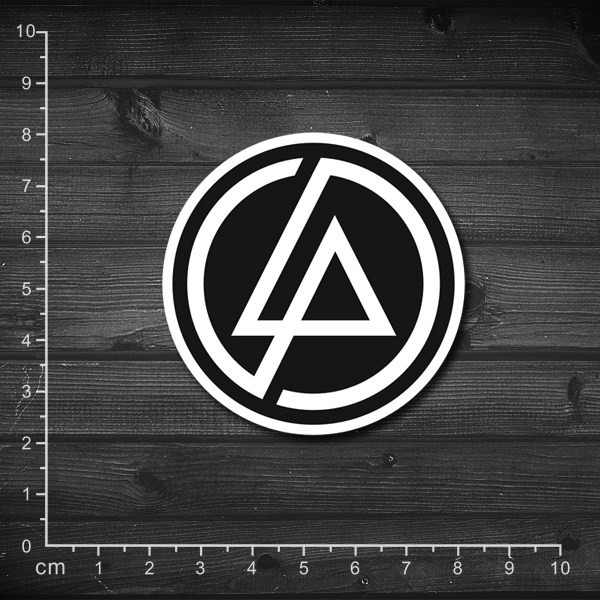发10张 乐队贴纸 linkin park LP 林肯公园 吉他贴纸 防水箱贴
