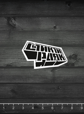 发10张 小张LP林肯公园 Linkin Park 乐队贴纸 防水箱贴 吉他贴纸