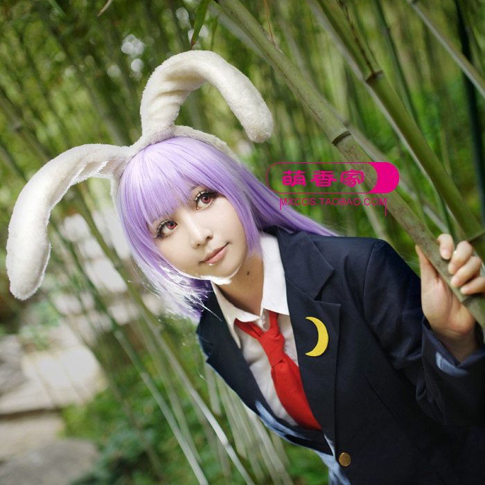 萌香家东方永夜抄假发铃仙·优昙华院·稻叶假毛柊镜cosplay假发