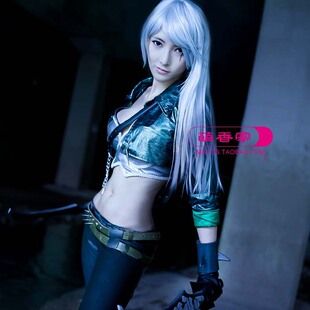 萌香家LOL英雄假发不祥之刃假毛联盟卡特琳娜罗洁爱尔cosplay假发