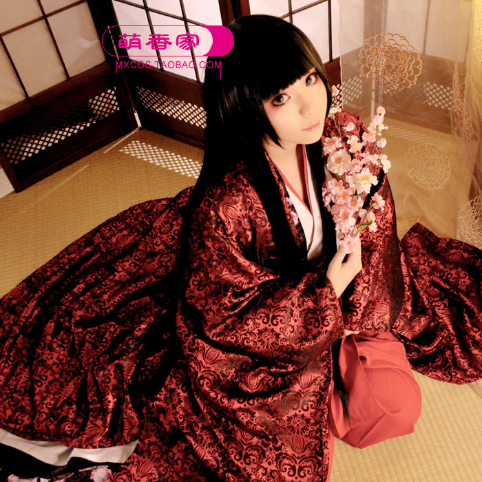 萌香家犬夜叉假发桔梗假毛柳梦璃佐天泪子珱姬阎魔爱cosplay假发