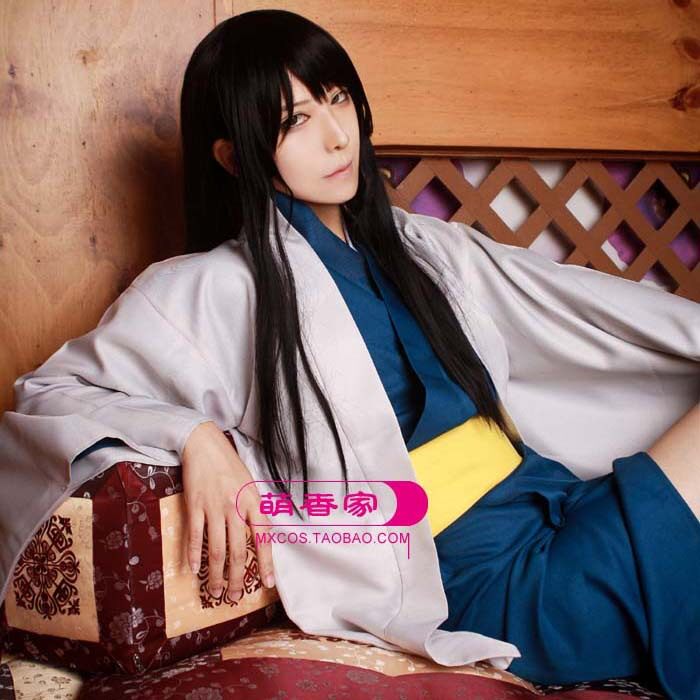 萌香家银魂假发桂小太郎假毛阎魔爱博丽灵梦八重雪cosplay假发