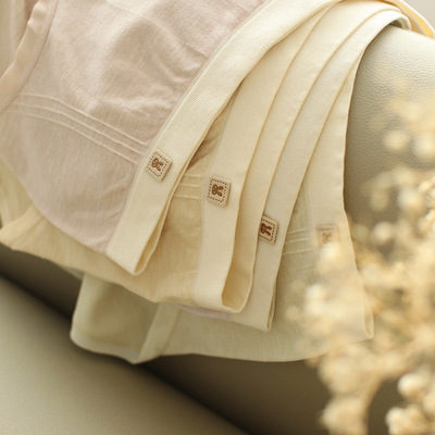 76210小兔子标淡雅轻薄弹力一体织成少女士三角内裤短裤