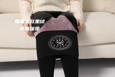艾芘基妮高腰磁疗加绒保暖裤