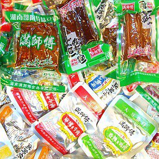 满师傅透明素肉元包混装500g豆干