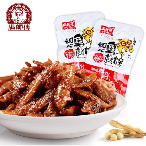 满师傅香辣烧烤湖南500g毛毛鱼