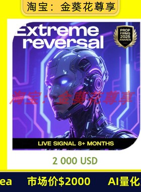 黄金ea【5个月21倍收益】【市场价＄2000】AI量化策略|自动交易