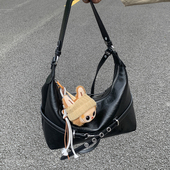 高级感通勤单肩腋下包女2026新款 百搭斜挎包超火小拎包hobo包 时尚