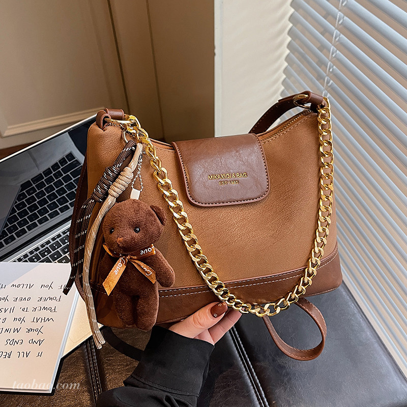 高级感复古磨砂小包包2026新款时尚百搭斜挎包精致超火单肩腋下包,箱包皮具/热销女包/男包,托特包,淘宝优惠券,粉丝福利购,淘宝优惠卷