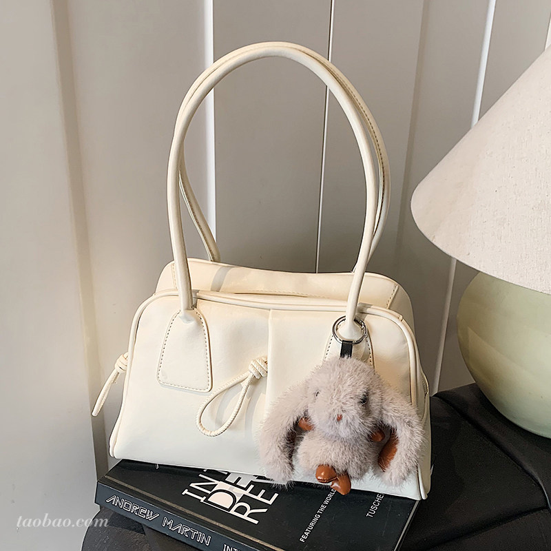 时尚通勤大容量包包女2026新款洋气单肩枕头包高级感手提波士顿包,箱包皮具/热销女包/男包,腋下包,淘宝优惠券,粉丝福利购,淘宝优惠卷