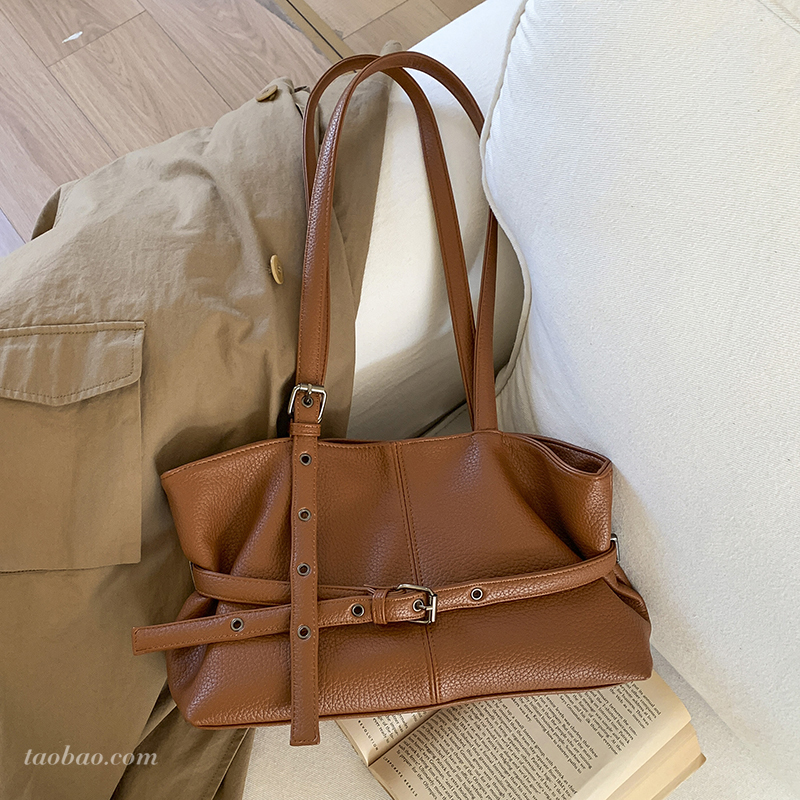 新款大容量通勤单肩托特包