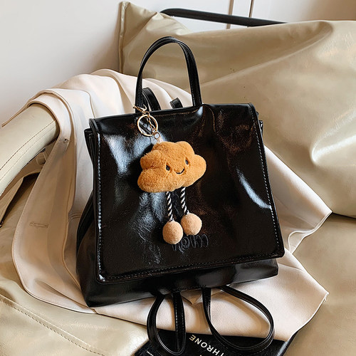 皮质百搭时尚休闲小背包轻便