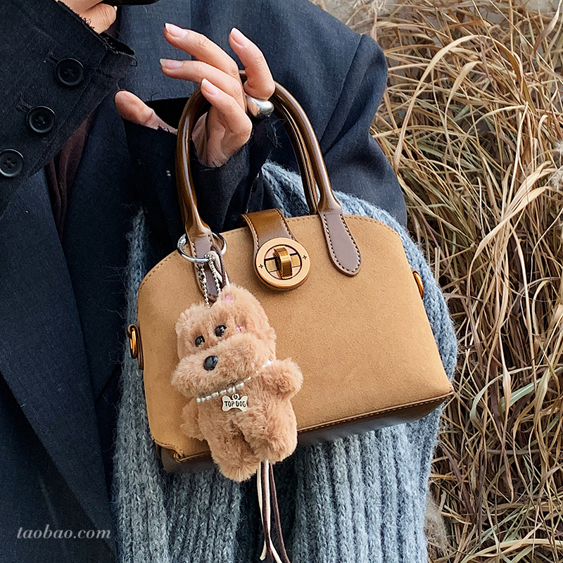 手提包高级感通勤单肩斜挎水桶包