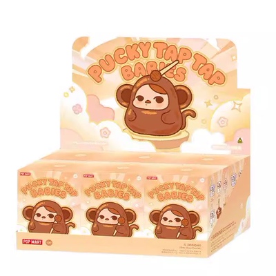 POPMART泡泡玛特PUCKY敲敲系列搪胶毛绒挂件盲盒手办玩具潮玩礼物