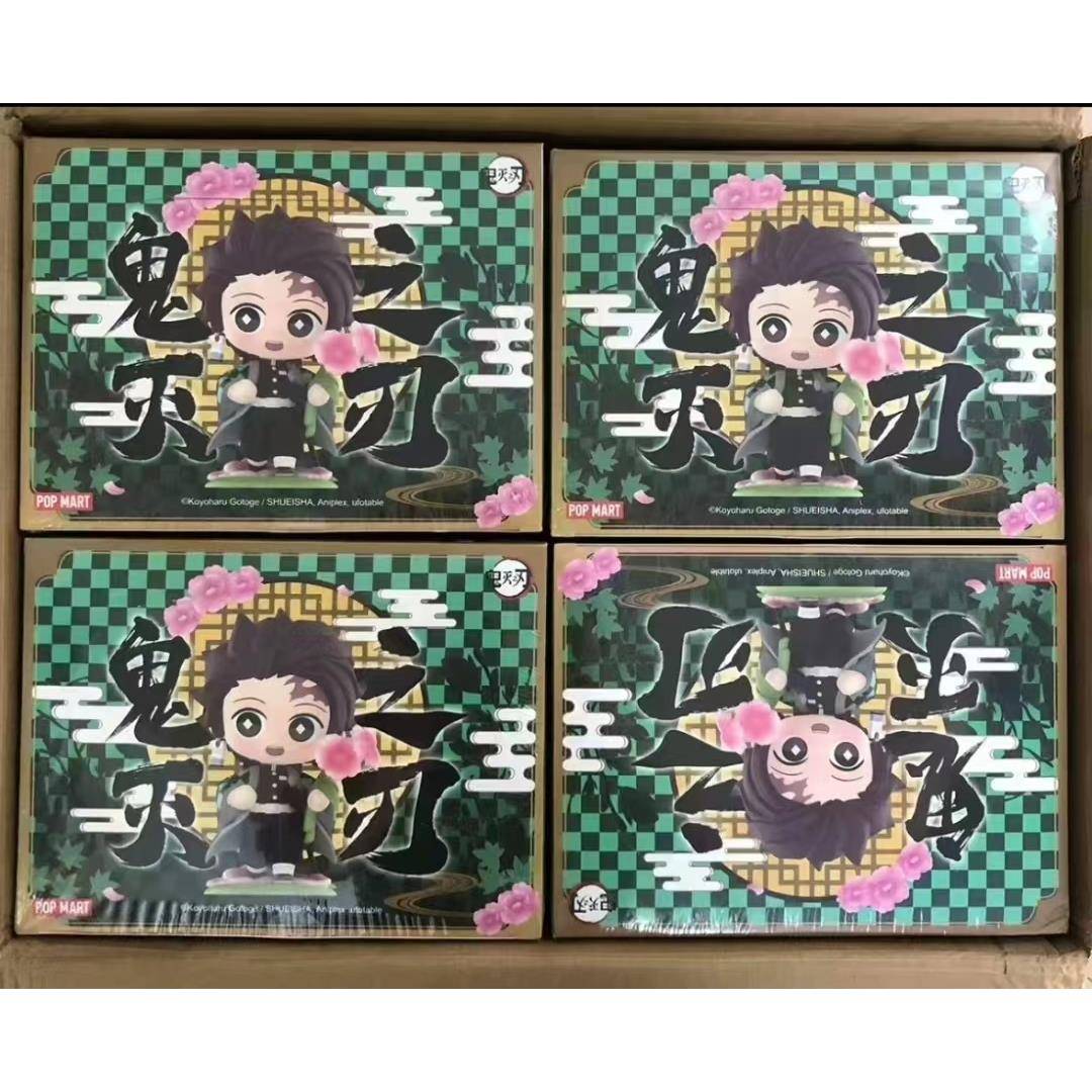 POPMART泡泡玛特鬼灭之刃诞生花系列盲盒整盒端盒
