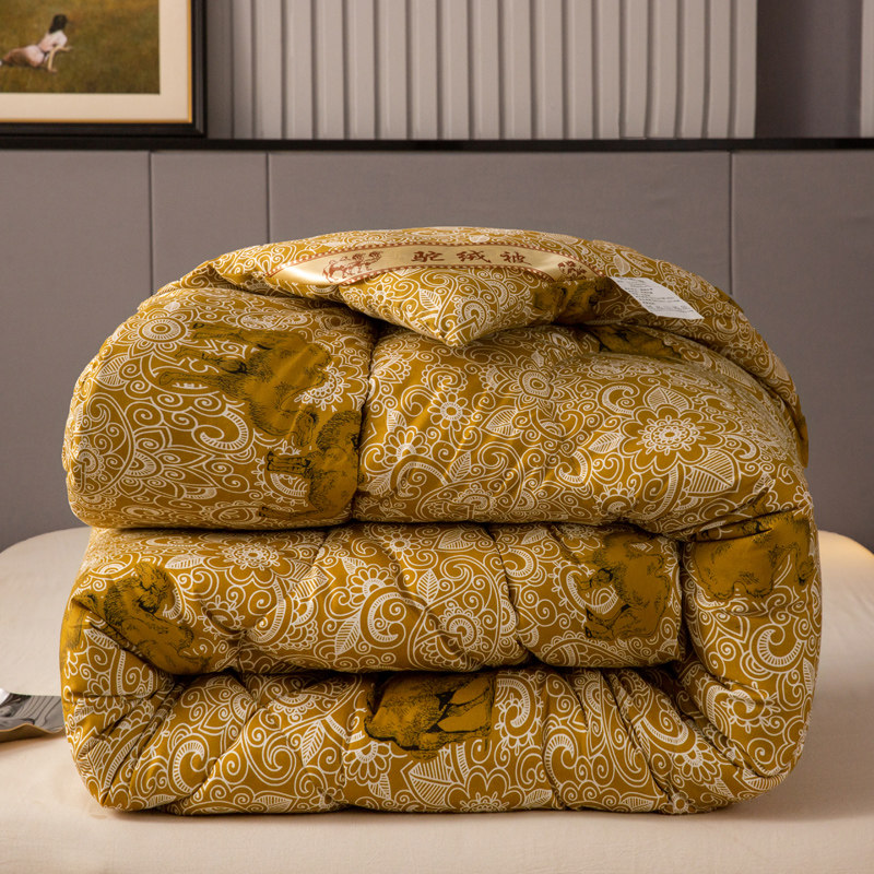 驼毛被子冬被加厚保暖冬天棉被单人双人被芯10斤冬季学生宿舍棉絮