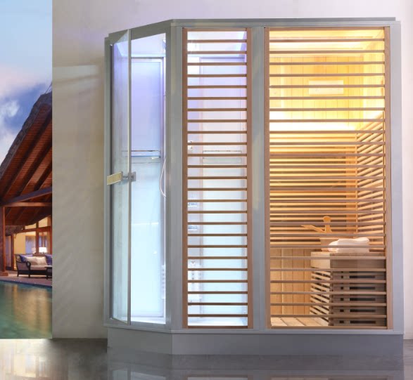 crw英皇卫浴整体淋浴房干蒸房桑拿房汗蒸房干湿蒸汽房ag0016