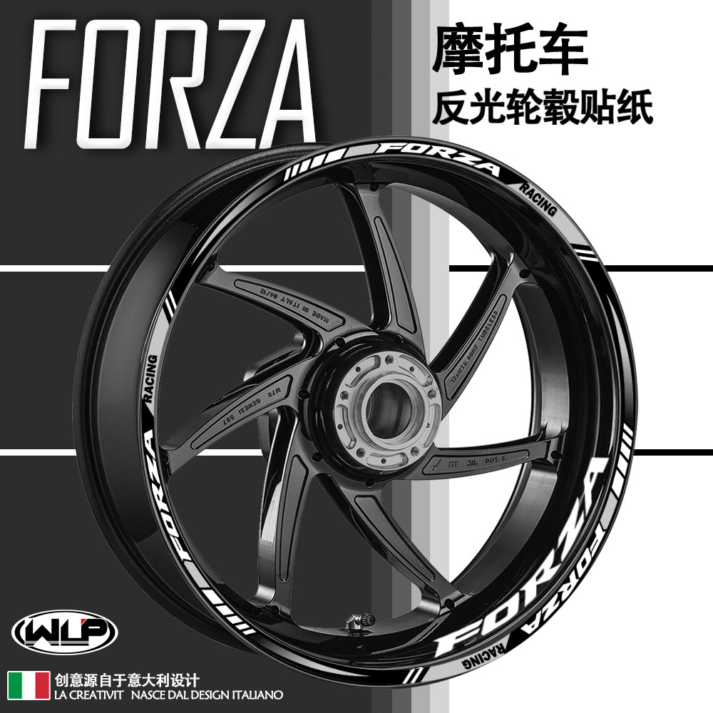 适用本田FORZA佛沙NSS750轮毂贴