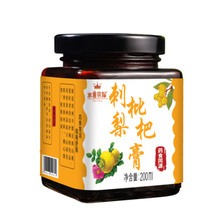 水果熊猫 精选润肺补充维C除湿6瓶起拍 刺梨枇杷膏200ml一瓶