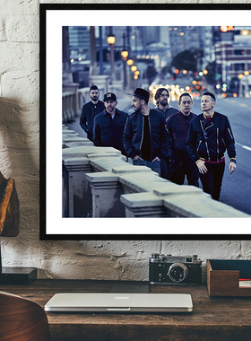 Linkin Park 林肯公园 摇滚乐队海报装饰画音乐餐厅酒吧民宿挂画