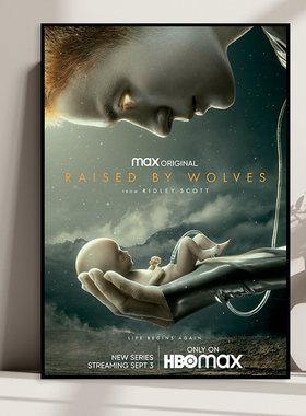 Raised by Wolves异星灾变 科幻美剧电影海报装饰画简约有框挂画