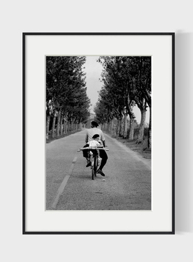 Elliott Erwitt 厄威特经典黑白摄影装饰画复古怀旧艺术餐厅挂画