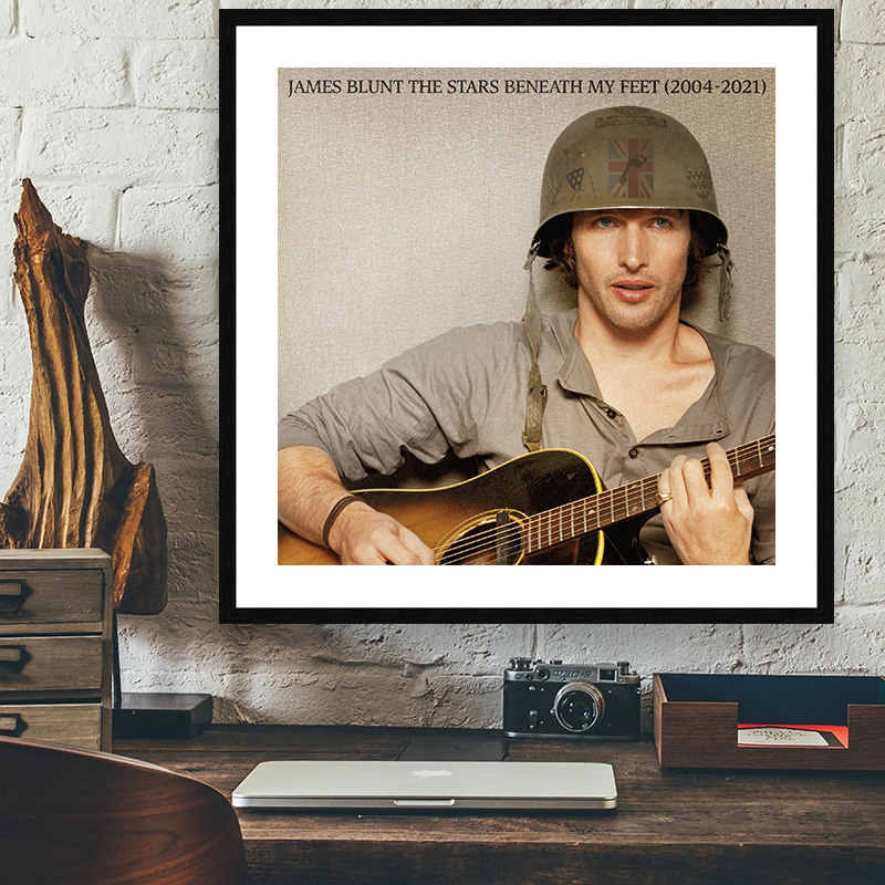 james blunt 专辑封面 音乐明星海报 酒吧装饰画餐厅ktv墙画挂画