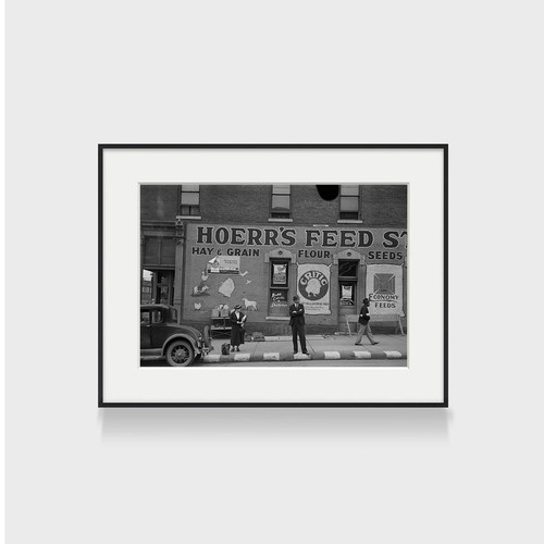 Arthur Rothstein阿瑟罗斯汀黑白摄影装饰画美国复古老照片挂画