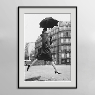 richard avedon 经典黑白摄影装饰画复古怀旧卧室酒店餐厅壁挂画