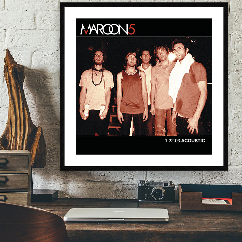 KTV复古怀旧摇滚海报装饰画