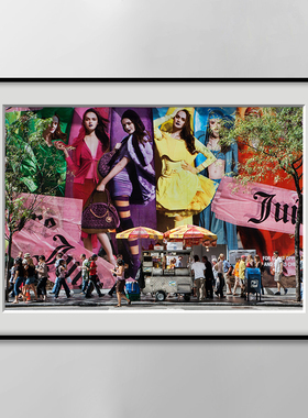 Natan Dvir彩色摄影小众艺术样板间公寓挂画轻奢高级感时尚装饰画