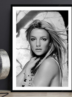 Britney 布兰妮 美国歌手音乐海报餐厅酒吧酒店时尚性感美女挂画