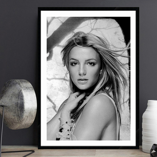 Britney 布兰妮 美国歌手音乐海报餐厅酒吧酒店时尚性感美女挂画