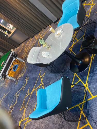 洽谈桌椅组合阳台办公休闲接待会客休息区谈判单沙发椅带旋转餐椅