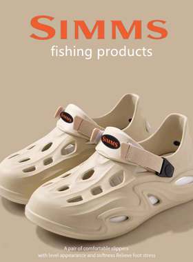 24新款SIMMS路亚鞋钓鱼鞋男鞋溯溪鞋涉水鞋船钓鞋防滑洞洞鞋凉鞋