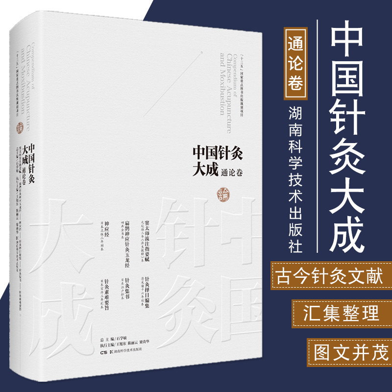 中国针灸大成通论卷 窦太师流注指要赋 扁鹊神应针灸玉龙经 针灸择日编集 针灸集书 石学敏 湖南科学技术出版社 9787571008192