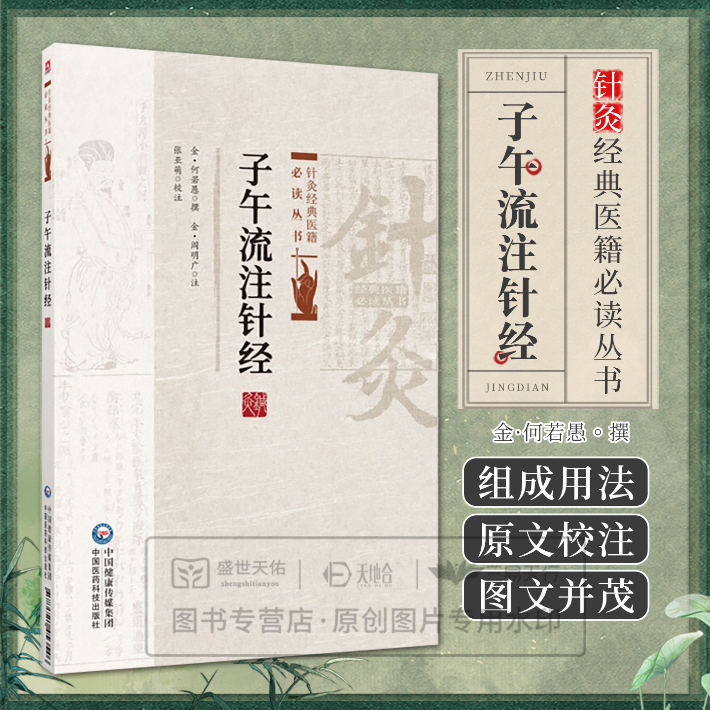 子午流注针经 针灸经典医籍bi读丛书 何若愚撰 阎明广注 9787521452990 中国医药科技出版社 子午流经纳甲法的组成和应用 中医临床