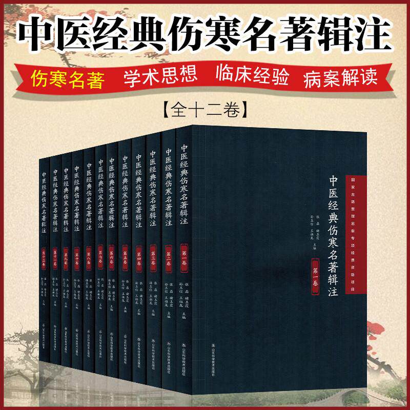 中医经典伤寒名著辑注(全十二卷) 张磊等 山东科学技术出版社 伤寒标本心法类萃 张仲景金匮要略 长沙方歌括 伤寒六经辨证治法