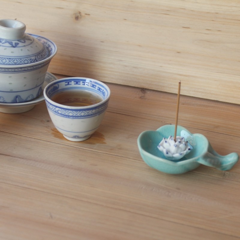 景德镇陶瓷线香座香炉手工莲花荷花香道香薰宾馆茶楼 瑜伽静心用,家居饰品,香薰炉,淘宝优惠券,粉丝福利购,淘宝优惠卷