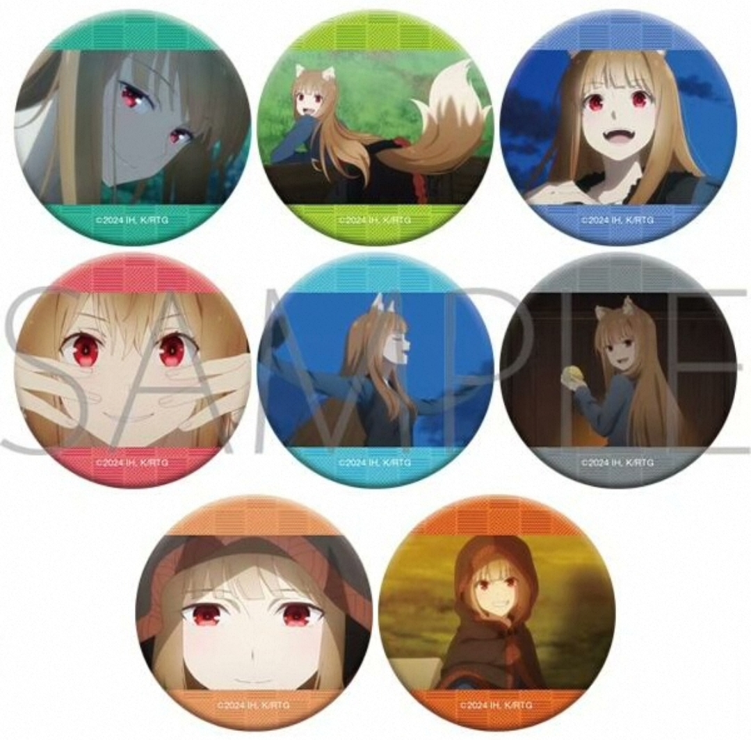 『日谷正版现货』狼与香辛料动画个人池徽章-赫萝