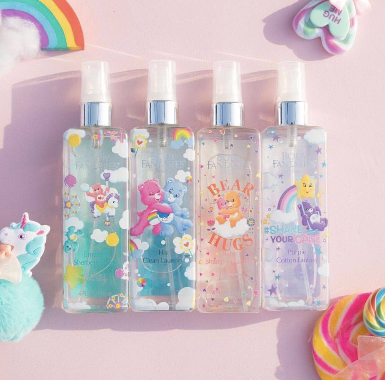 日本原装 现货 body fantasies限定爱心熊清爽淡雅约会香水 118ml