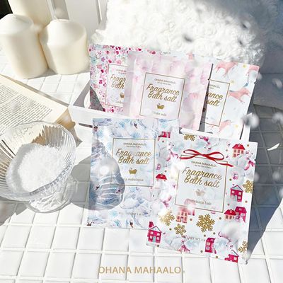 日本原装 现货 OHANA MAHAALO芳香滋润肌肤泡澡浴盐入浴剂 1袋装