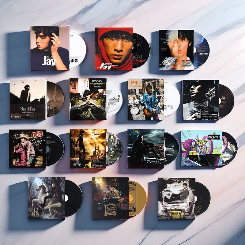 正版周杰伦JAY全集15张专辑最伟大的作品车载CD 八度空间 范特西