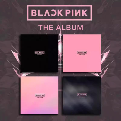 官方正版 粉墨blackpink专辑 THE ALBUM 正品小卡明信片贴纸周边